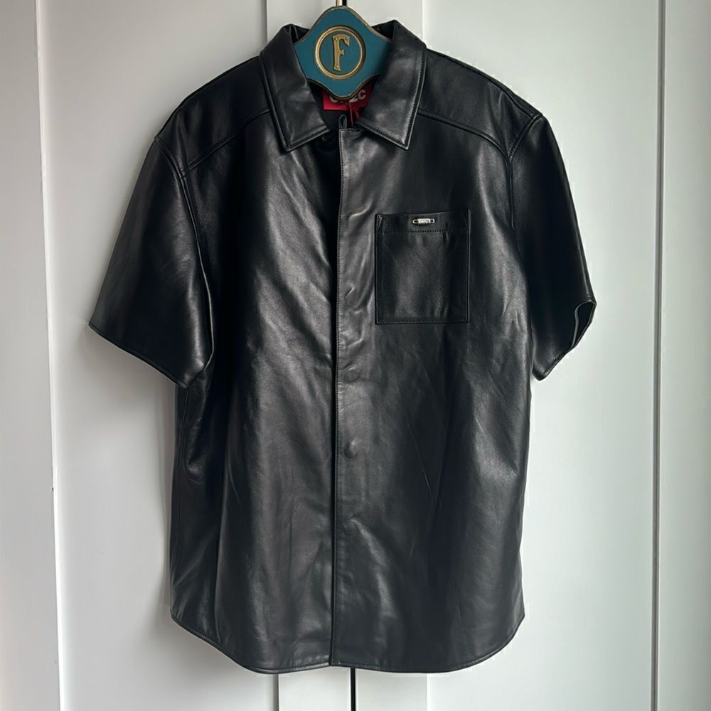 032c Leather Shortsleeve Shirt